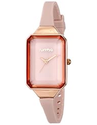 RumbaTime Womens 17752 Union Gem Analog Display Japanese Quartz Pink Watch