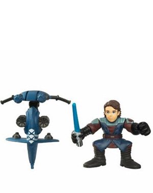 Star Wars: Galactic Heroes 2010 > Anakin Skywalker & Stap Action Figure 2-Pack