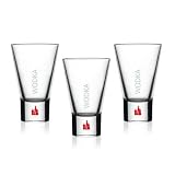 Produkt-Bild: 3 Wodka-Gl&auml;ser 2 + 4 cl /-/mit Motiv "Spirituosen dieser Welt", Rastal, 3 St&uuml;ck