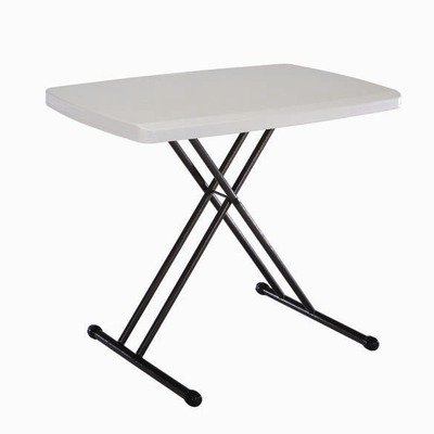 Lifetime Personal Table with 30-by-20-Inch Molded Top, White