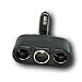 Black 12V Triple Car Cigarette Cigar Charger Adapter