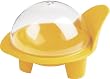 Trudeau Silicone Single Egg Poacher, Yellow