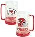 Kansas City Chiefs NFL Crystal Freezer Mug