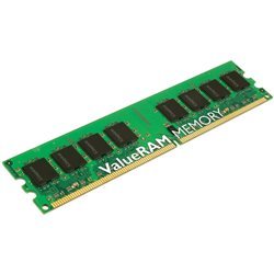 Kingston ValueRAM - Memory - 8 GB : 2 x 4 GB - DIMM 240-pin - DDR2 - 667 MHz / PC2-5300 - CL5 - 1.8 V - registered with parity - ECC