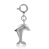 Sterling Silver Polished Dolphin Charm