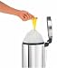Brabantia Pedal Bin Brilliant Steel 3 litre