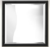 Review PosterPanda.com  / 12x12 Black Rounded Wood - Wall Mirror