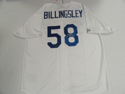 Chad Billingsley Autographed Jersey - #58 Licensed La - Autographed MLB Jerseys