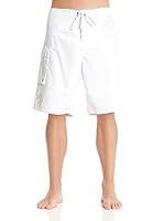 Guess Bañador Tipo Bermuda (Blanco)