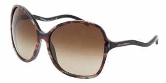 Click here to buy Dolce Gabbana 4059 HAVANA ON BLACK BROWN GRADIENT Sunglasses 151013 by Dolce & Gabbana.