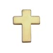 Christian Cross gold finish lapel pin