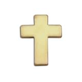 Christian Cross gold finish lapel pin