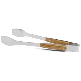 Charcoal Companion CC1121 Pacific Bamboo Handle Tongs by 