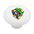 Rubik's Cube Decorative High Gloss Ceramic Drawer Knob