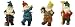 Ace De2625abcd Garden Gnome Assortment (pack of 4)