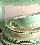 Burgess and Leigh Burleigh Ware Green 7 Inch Plate