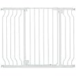 Sure and Secure Extra Tall Walk-Thru Gate in White