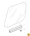 Volvo Truck Door Window Glass Tinted Assembly Right Side 21079285