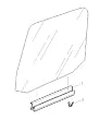 Volvo Truck Door Window Glass Tinted Assembly Right Side 21079285