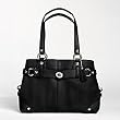 Coach Hamptons Leather Carryall Bag Tote 13236 Black