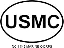 MARINE CORPS Oval Bumper Sticker