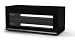 Techlink Overture - Designer Stand For LCD & Plasma TV Up To 50" - Black Gloss Finish With Clear Glass