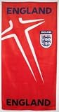 England F.A. Official Crested Velour Beach Towel Red