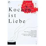 Produkt-Bild: K&uuml;chentuch Poesie et table 'Kochen ist Liebe' von R&auml;der