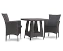 JATI 5 PIECE RATTAN WICKER FURNITURE SET JAVA LOOM