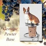 NEW! Welsh Corgi Cork Bottle Buddy Wine Stopper
