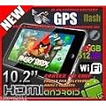 10.2" GOOGLE ANDROID 2.2 TABLET PC FLYTOUCH 3 X220 WIFI HDMI 1080P GPS CAMERA 16GB