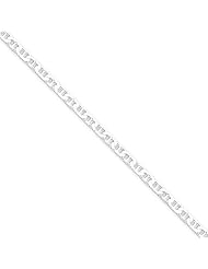 Sterling Silver 18in 3.00mm Flat Anchor Necklace Chain. Metal Wt- 7.71g