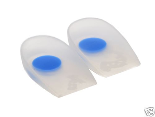 Active Orthotics Silicone blue spot heel cups L