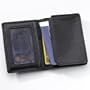 Brookstone Black Leather Card Wallet