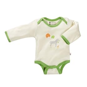 Organic Baby Soy Bodysuit - Zebra