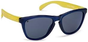 Fastrack Wayfarer Sunglasses (Black and Yellow) (PC003BK6)