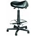 Kayline 812V Saddle Stool with Adjustable Foot Ring assembled as High Rider