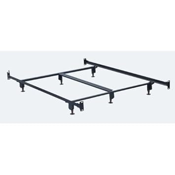 Elite Holly-Matic Heavy Duty CA King Bed Frame with Headboard/Footboard Attachment and 2 Part Glide By Hollywood Bed Frame
