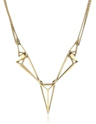 Sam Edelman Large Open Cage Y-Shaped Necklace, 20"+2"