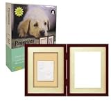 Pawprint Desktop Photo Frame in Mahogany