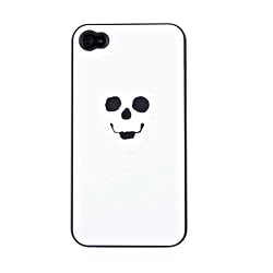 White Skull iPhone 4S Case (Compatible with Apple iPhone 4S, iPhone 4)