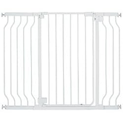 Sure and Secure Extra Tall Walk-Thru Gate in White