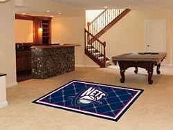 New Jersey Nets Rug 5x8