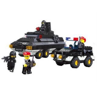 Hohong - Children Intellect training / Smart Thinking Training Plastic Blocks - Armored Patrol