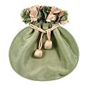 Silk Bag - with cut flowers top--for infinite uses