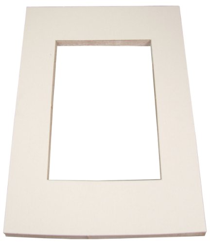 Inovart Picture-It White Pre-Cut Art/Presentation Mat Frames - Fits Artwork 12