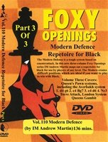 The Modern Defense Chess Opening Video, Part 3: Repertoire with 1...g6 DVD