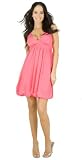 Sexy Short Sophisticated Fashionable Classic Sleeveless Babydoll Dress with BubbleHem from Hot Fash Dresses - BUBBLE DRESS Pink