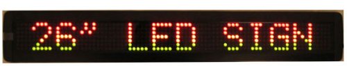 NEW 26 Programmable 3 Color LED Scrolling Message Sign