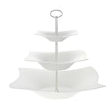 Villeroy and Boch New Wave Platinum 3-Tiered Serving Dish by Villeroy & Boch